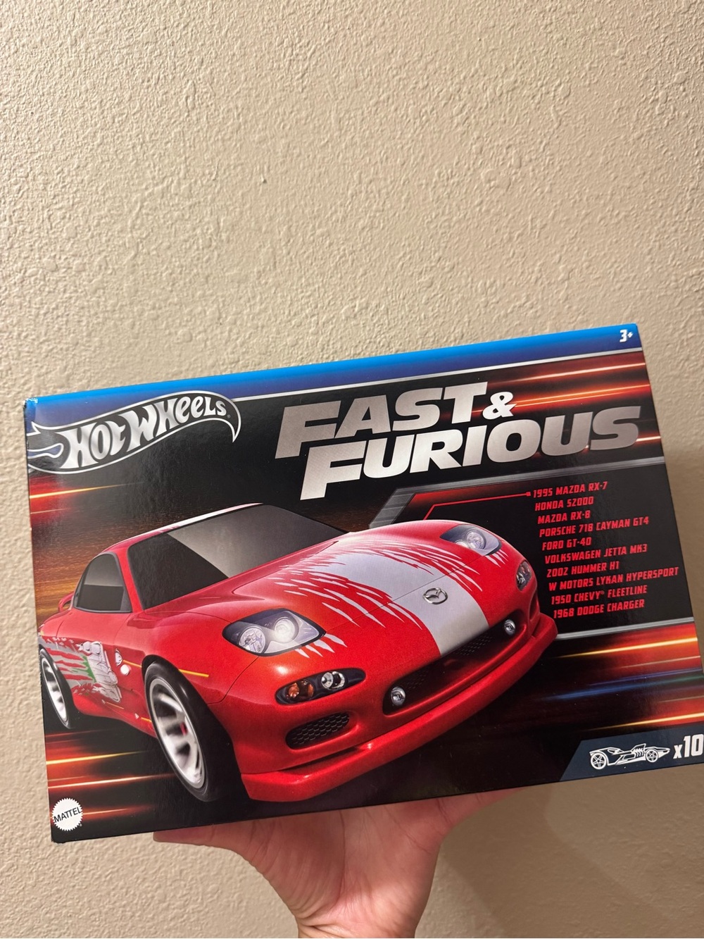 Fast & Furious Red Die-Cast Car Set